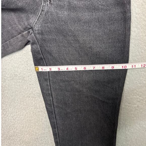 Vintage 80's Gitano Jeans Black Denim High Rise Tapered Fit Size 5/6 JR Retro - Picture 6 of 9